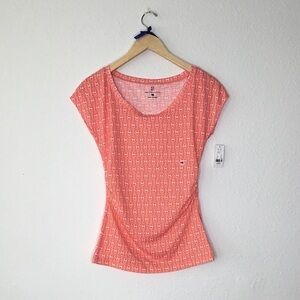 NWT NY&CO Chain Link Design Ruched Top